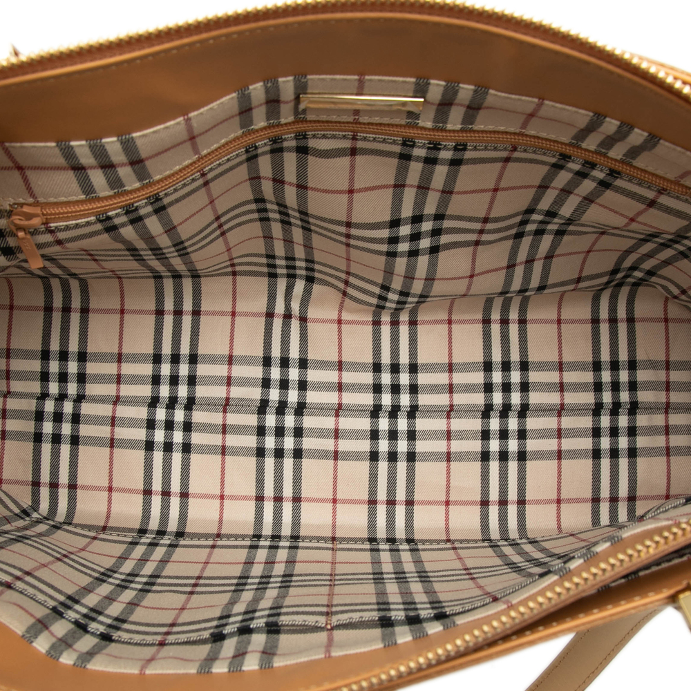Pre-Loved Burberry Leather Tote - Picture 4 of 6